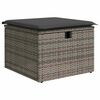 vidaXL Zestaw Sof na Ogród 8 pcs Szary 55 x 62 x 69 cm Polirattan