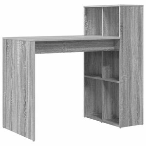 vidaXL Biurko Szary Sonoma Drewno inżynieryjne 108 x 55 x 103.5 cm