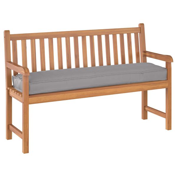 vidaXL Poduszka na ławkę z palet Szary 150 x 40 x 8 cm Tkanina Oxford