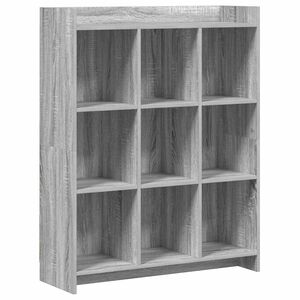 vidaXL P&oacute;łka na książki Szary Sonoma 87,5 x 30 x 111 cm