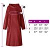 vidaXL Bluza-koc Bordeaux Czerwony l Flanela