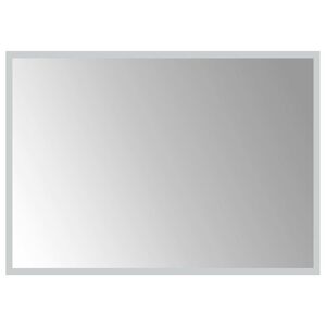 vidaXL Lustro łazienkowe z LED, 70x50 cm