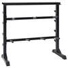 vidaXL Stojak na hantle Czarny 99 x 45 x 95,5 cm