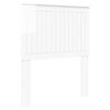 vidaXL Zagł&oacute;wek Błyszcząca biel 80 cm Materiał drewnopochodny