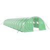 vidaXL Szklarnia ze stalową ramą, zielona, 64 m&sup2;, 16x4x2 m