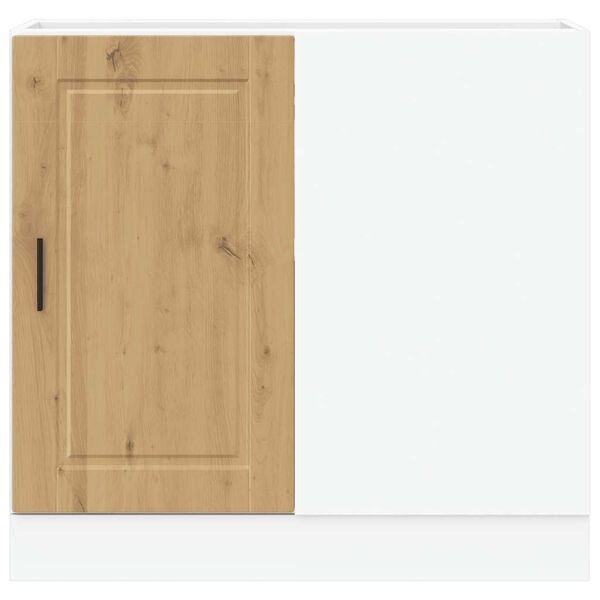 vidaXL Szafka kuchenna dolna, Porto, dąb artisan