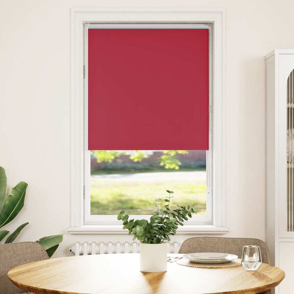 vidaXL Roleta zaciemniająca Red 75x130 cm Szerokość tkaniny 70,7 cm