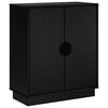 vidaXL Bufet VENRAY Czarny 66 x 33 x 77,5 cm Drewno inżynieryjne