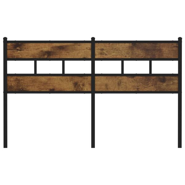 vidaXL Wymienne wezgłowie, przydymiony dąb, 150 cm