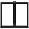 vidaXL Nogi do stołu jadalnego w kształcie litery T 2 szt. Czarne 80x35x(72-73) cm Stal