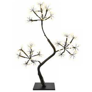 vidaXL Choinka LED w kształcie litery S 2 szt. Czarny 45 cm
