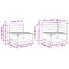 vidaXL Zestaw sof na zewnątrz 7 pcs Naturalny Lite Drewno Akacji