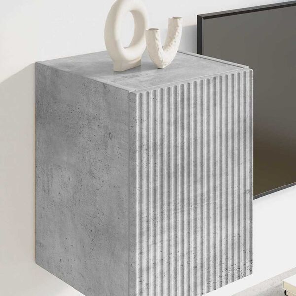 vidaXL Szafka pod telewizor Betonowy 30 x 31 x 40 cm