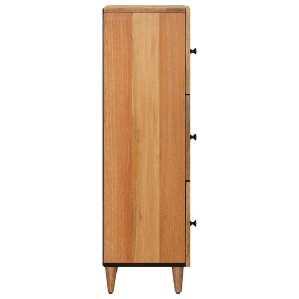 vidaXL Highboard z drzwiami Naturalny 40 x 33 x 110 cm Drewno z mango