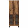 vidaXL Highboard 2 pcs Stare drewno 69,5 x 34 x 180 cm