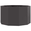 vidaXL Donica Czarny 90 x 90 x 50 cm Stal