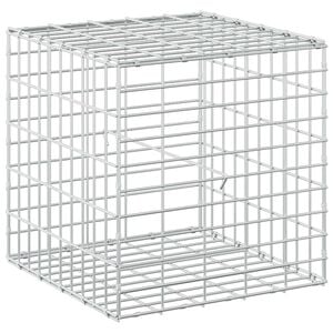 vidaXL Gabion z drutu 5 mm i siatką 5x10 cm 50x50x50 cm