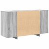 vidaXL Bufet Szary Sonoma 135 x 41 x 75 cm Materiał drewnopochodny