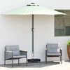 vidaXL Stojak pod parasol, czarny, 45x25x8 cm, granitowy