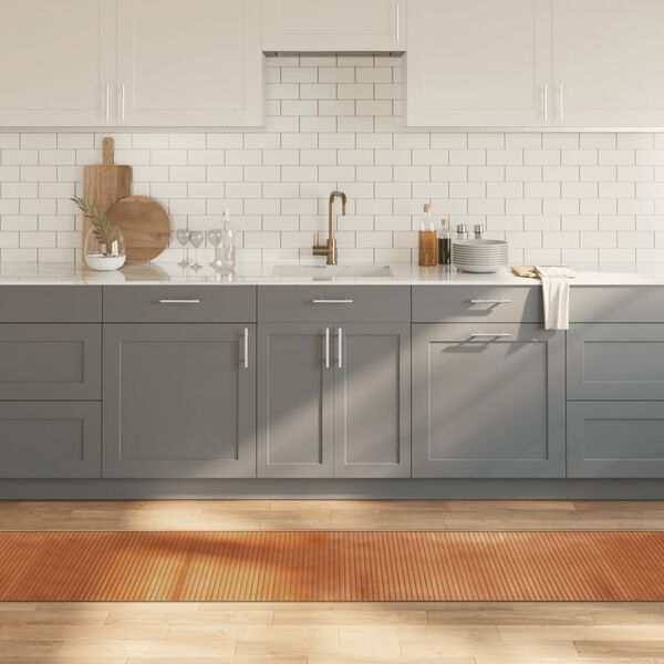 vidaXL Dywan prostokątny, naturalny, 60x500 cm, bambusowy