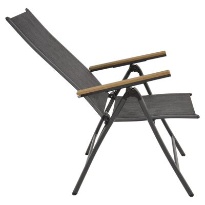 Lesli Living Regulowane krzesło Arezzo, 57x69x103 cm, aluminium