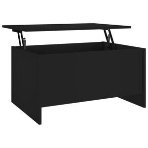 vidaXL Stolik kawowy, czarny, 80x55,5x41,5 cm, materiał drewnopochodny