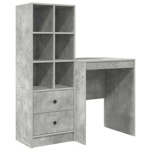 vidaXL Biurko Betonowy szary 105,5 x 50 x 127 cm 2 szt.