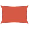vidaXL Żagiel przeciwsłoneczny, 160 g/m&sup2;, terakotowy, 5x7 m, HDPE
