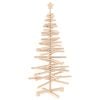 vidaXL Drewniana choinka KOTKA 120 cm Lite drewno sosnowe Naturalny