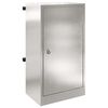 vidaXL skrzynka na listy Srebrny 30 x 20 x 55 cm Stal nierdzewna
