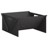 vidaXL Kominek Czarny 40 x 40 x 20 cm Stal