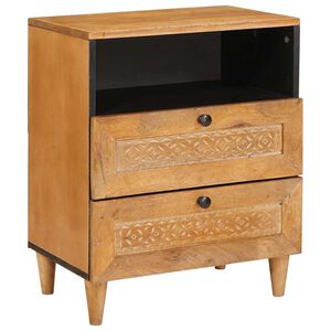 vidaXL Szafka Nocna Jasny Brąz 50 x 33 x 62 cm Lite drewno akacjowe