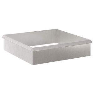 vidaXL Płoty ślimakowe 8 szt. 100 x 3,5 x 25 cm Stal nierdzewna