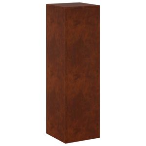 vidaXL Stojak na rośliny Rdzawy 30 x 30 x 100 cm Stal kortenowska