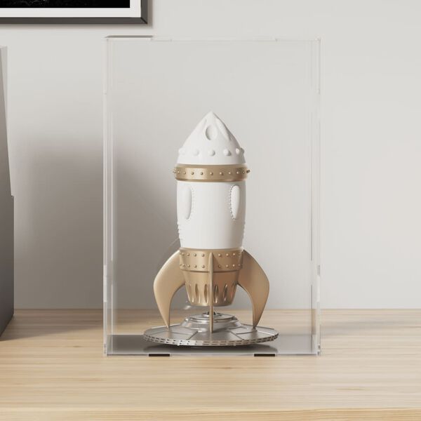 vidaXL Pudełko ekspozycyjne przezroczyste 17x12x25 cm akrylowe