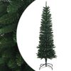 vidaXL Artificial Slim Christmas Tree 150 cm PE i PVC zielony