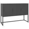 vidaXL Szafka boczna, antracytowa, 105x35x75 cm, stal