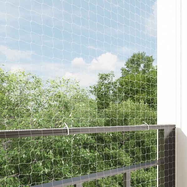 vidaXL Siatka dla kota przezroczysta 12x3 m Nylon