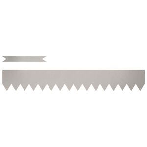 vidaXL Krawężnik do trawnika 10 pcs Brązowy 100 x 0.05 x 20 cm