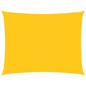 vidaXL Żagiel ogrodowy, tkanina Oxford, prostokątny, 3,5x5 m, ż&oacute;łty