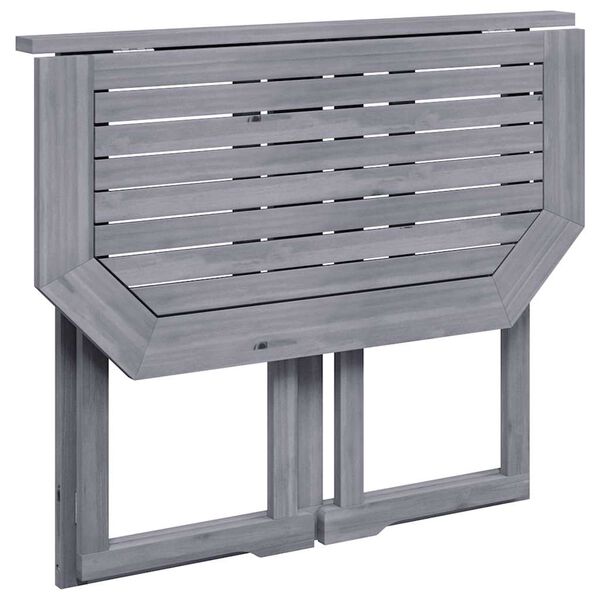 vidaXL Składany stół balkonowy, 90x50x74 cm, lite drewno akacjowe