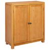 vidaXL Szafkowy z przechowywaniem brązowy 80 x 35 x 95 cm Dąb lite