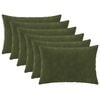 vidaXL Poszewka na poduszkę 6 pcs HEERLEN zielony 30 x 50 cm