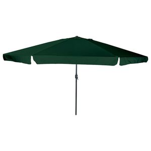 vidaXL Parasolka ogrodowa Zielony 394 x 394 x 248 cm Poliester i Stal