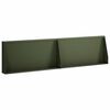 vidaXL Mur oporowy 2 szt. 80 x 12 x 50 cm Stal Oliwkowy zielony