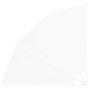 vidaXL Ekran Prywatności Balkonowej 140 x 140 cm Poliester Biały