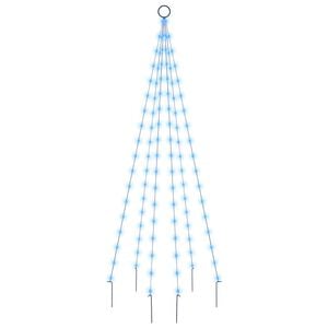 vidaXL Choinka do montażu na maszcie, 108 niebieskich diod LED, 180 cm