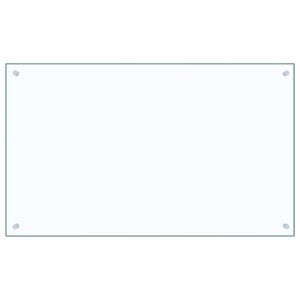 vidaXL Panel ochronny do kuchni, przezroczysty, 100x60 cm, szkło