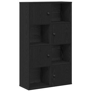 vidaXL Regał, czarny, 60x24x101,5 cm, materiał drewnopochodny