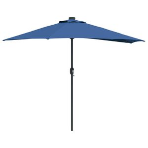 vidaXL Parasolka ogrodowa Niebieski azur 294 x 150 x 224 cm